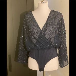 ASOS Sequence bodysuit Navy blue 12